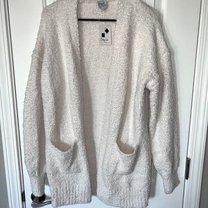 Vici Frost Filled Pocketed Knit Cardigan